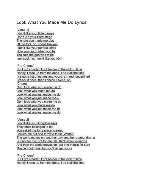 look what made you do lyrics